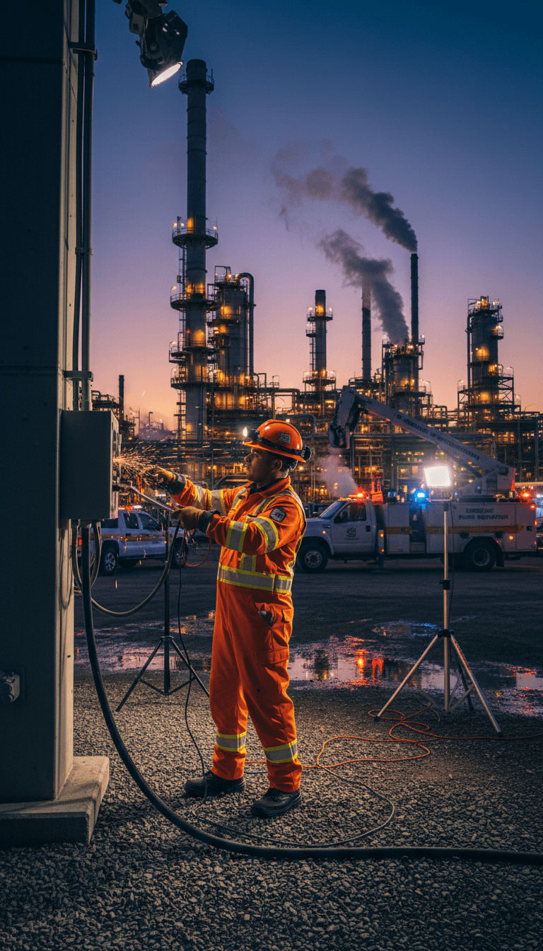 24-hour emergency electrical call-out technician